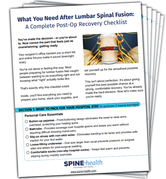 What You Need After Lumbar Spinal Fusion: A Complete Post-Op Recovery Checklist